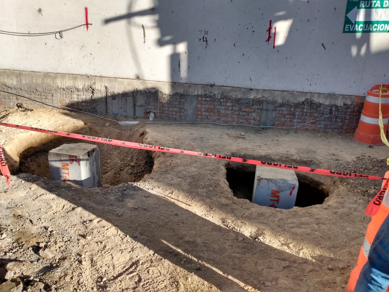 Proyecto Galek: excavacion para pilotes